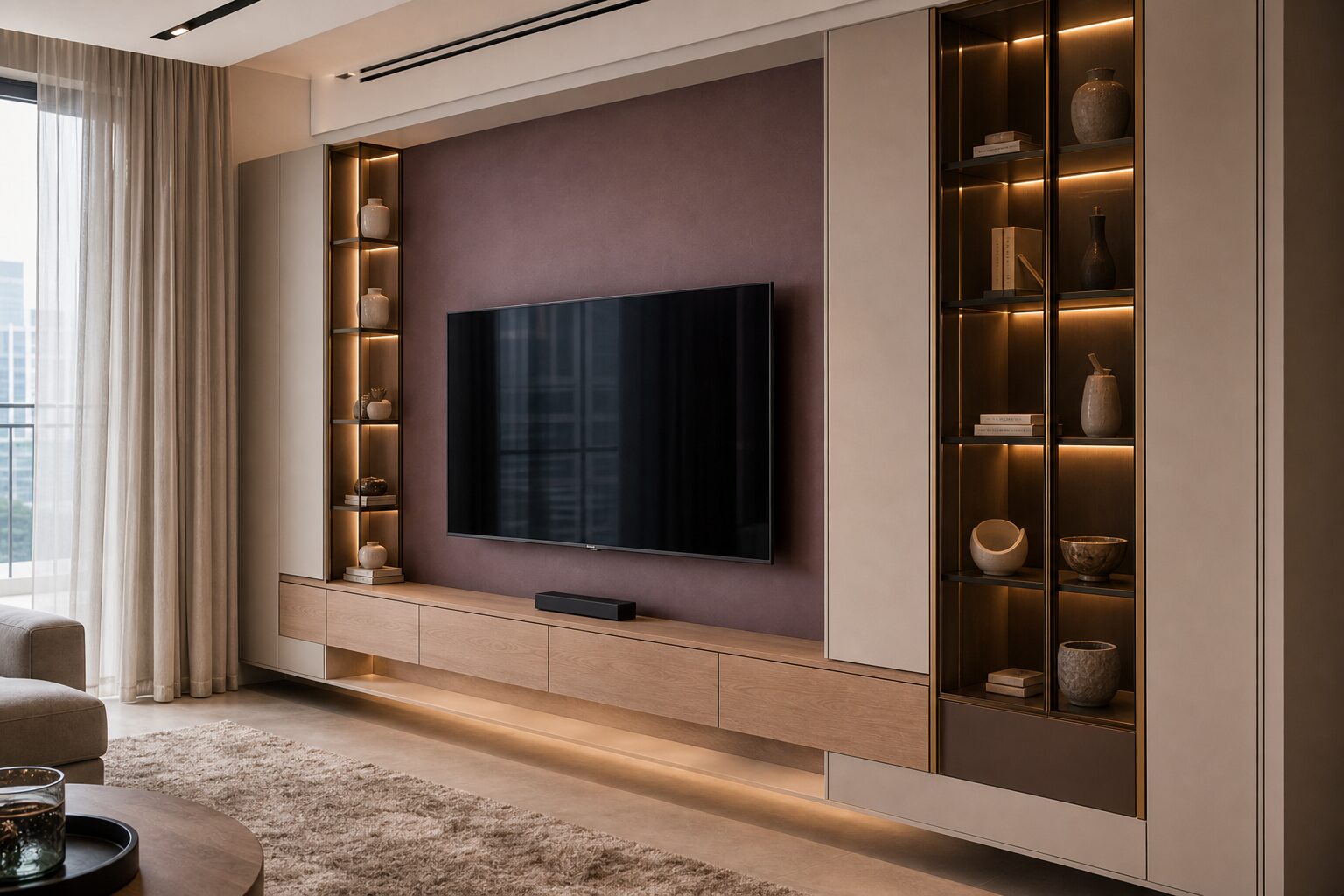 TV media unit by Grove Design